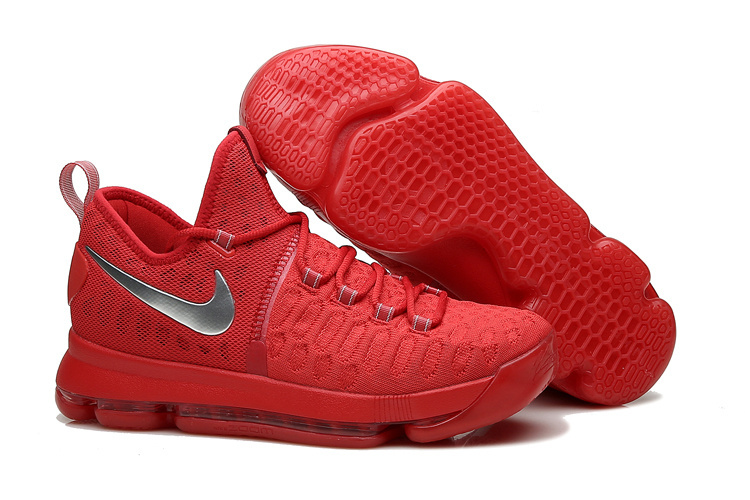 Nike KD 9 Dymanic Red Shoes - Click Image to Close